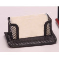 Iron Mesh Desktop Organizer Name Card Holder